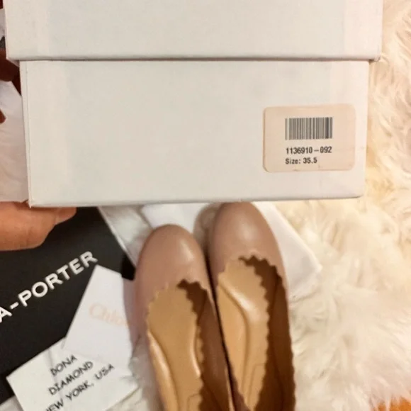 CHLOE Women's Lauren Ballet Flats 💯 Authentic